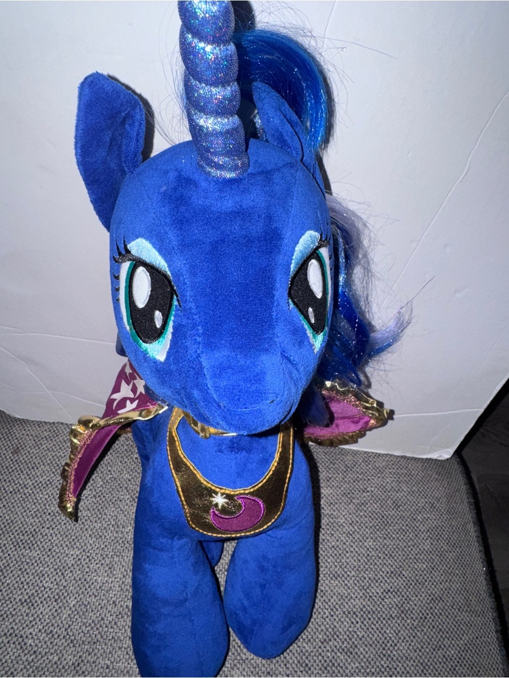 Unicorn Pegasus 2015 Build a Bear My Little Pony Princess Luna with Skirt 18. - Picture 11 of 15
